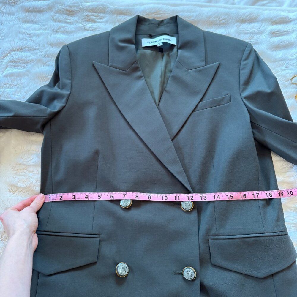 Veronica Beard Hutchinson Green Blazer Dickey Jacket - Picture 11 of 12